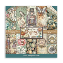 Stamperia Gardens of Time 12x12 Inch Paper Pack by Antonis Tzanidakis