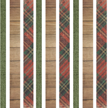 Funky Fossil 3 Sets of 3 Timeless Treasures Trio Washi Tape - 9 Tapes in Total