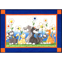 Village Fabrics Happy Cats Wall-hanging Kit