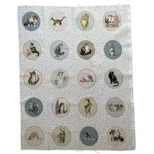 Village Fabrics Wrendale Whiskers & Paws Fabric Panel 2