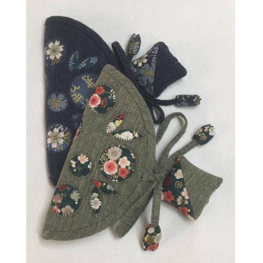 Village Fabrics Japanese Needle case & Pincushion Pattern