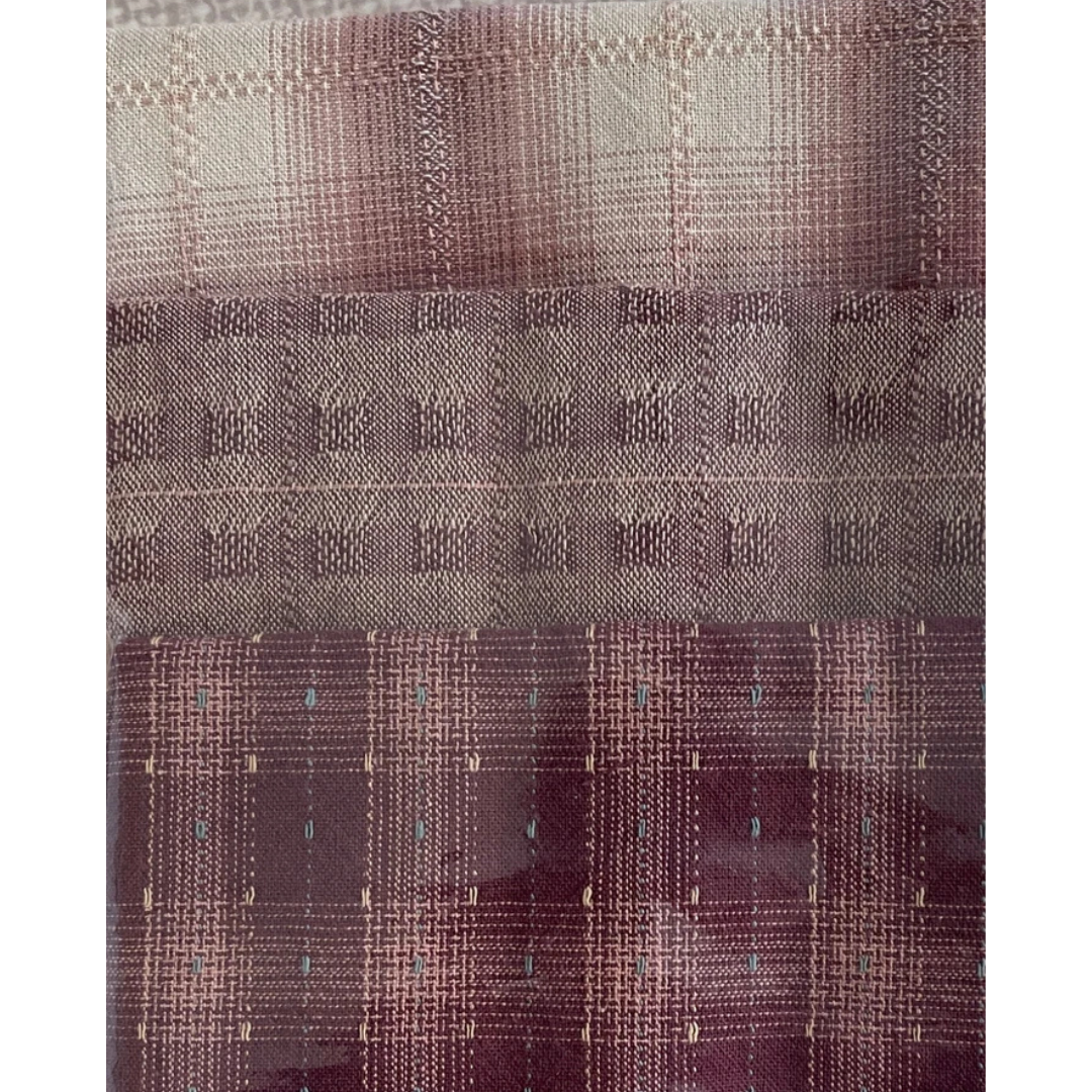 Village Fabrics Japanese Woven 3 Eighths Fabric Pack - Red
