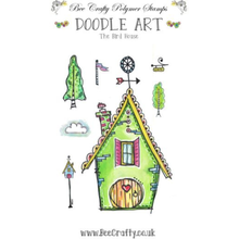 Bee Crafty Doodle Art Stamps A6 Bird House