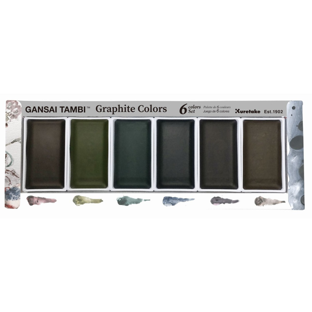 Kuretake Gansai Tambi Graphite Colours