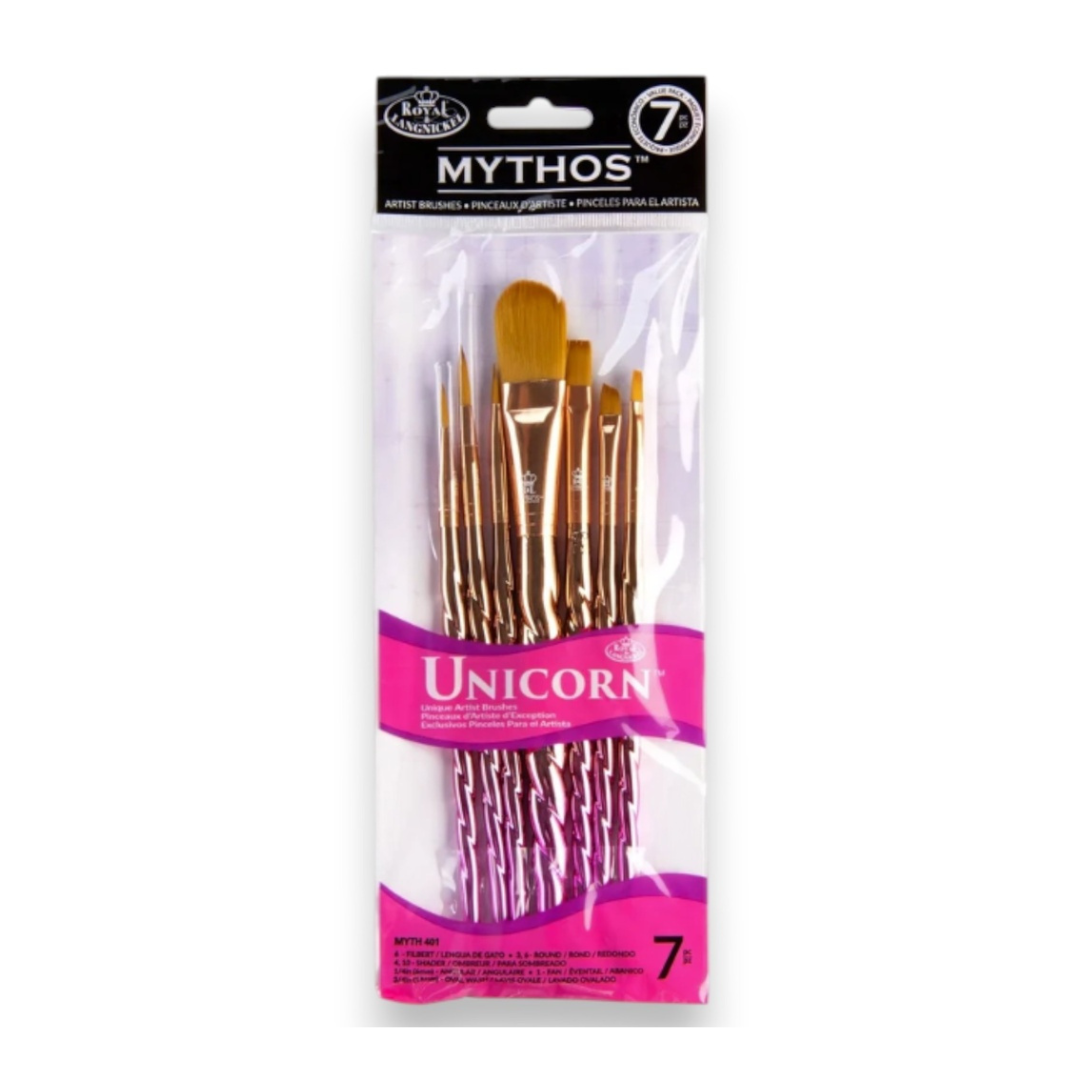 Royal & Langnickel Mythos™  Unicorn Brushes - 7 Pieces