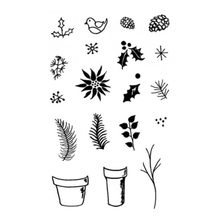 Stamp Addicts Design a Wreath cling mounted rubber stamp set