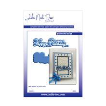 John Next Door Swirl Birthday Die Set - 2 Dies