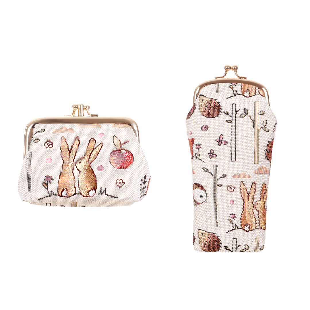 Signare Tapestry Ginger Betty Frame Purse & Glasses Pouch