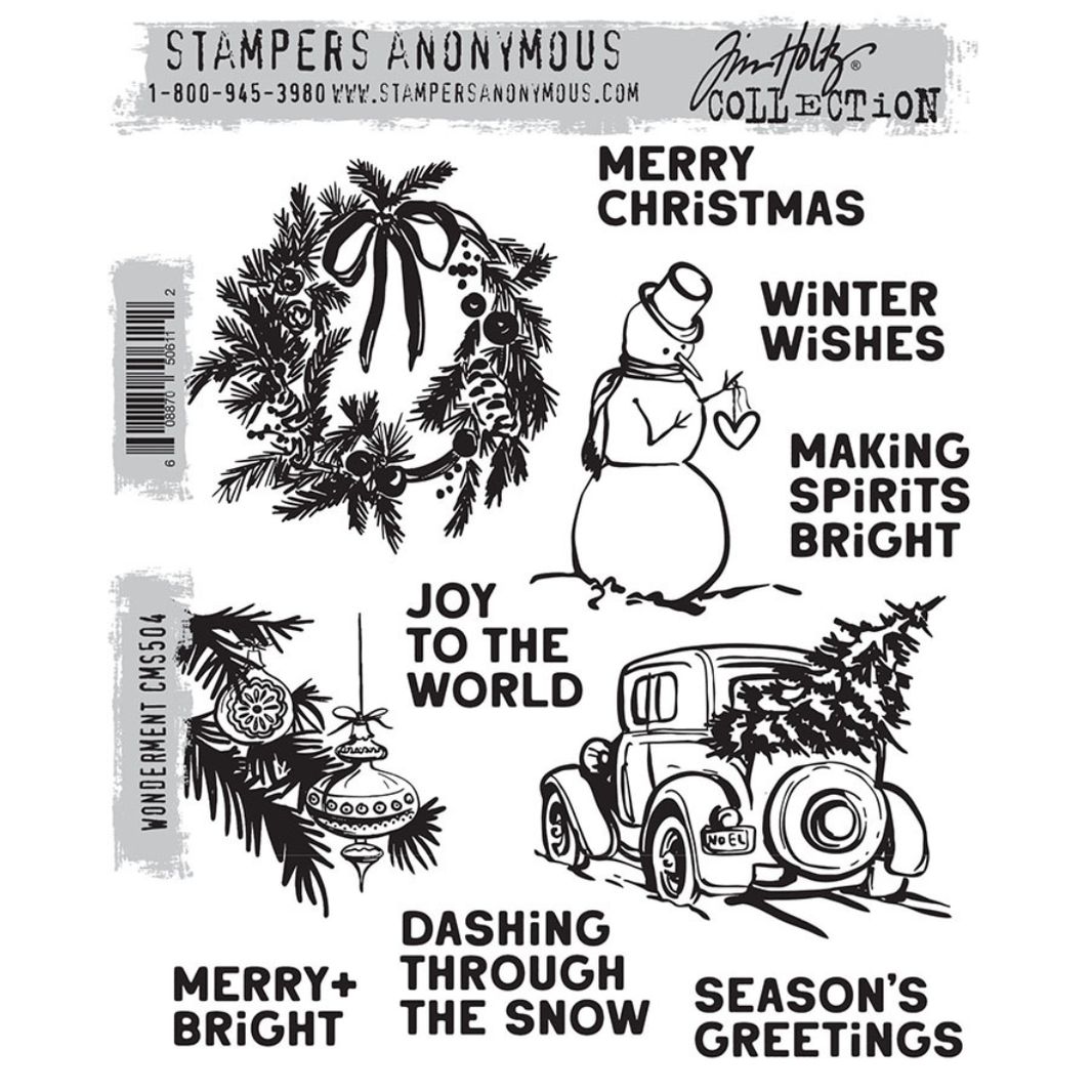 Live and New Tim Holtz Stampers Anonymous Christmas 2026 Collection ...