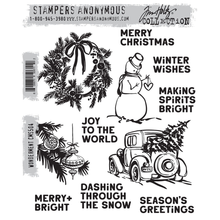 Tim Holtz Stampers Anonymous Wonderment stamp set - 11 Stamps