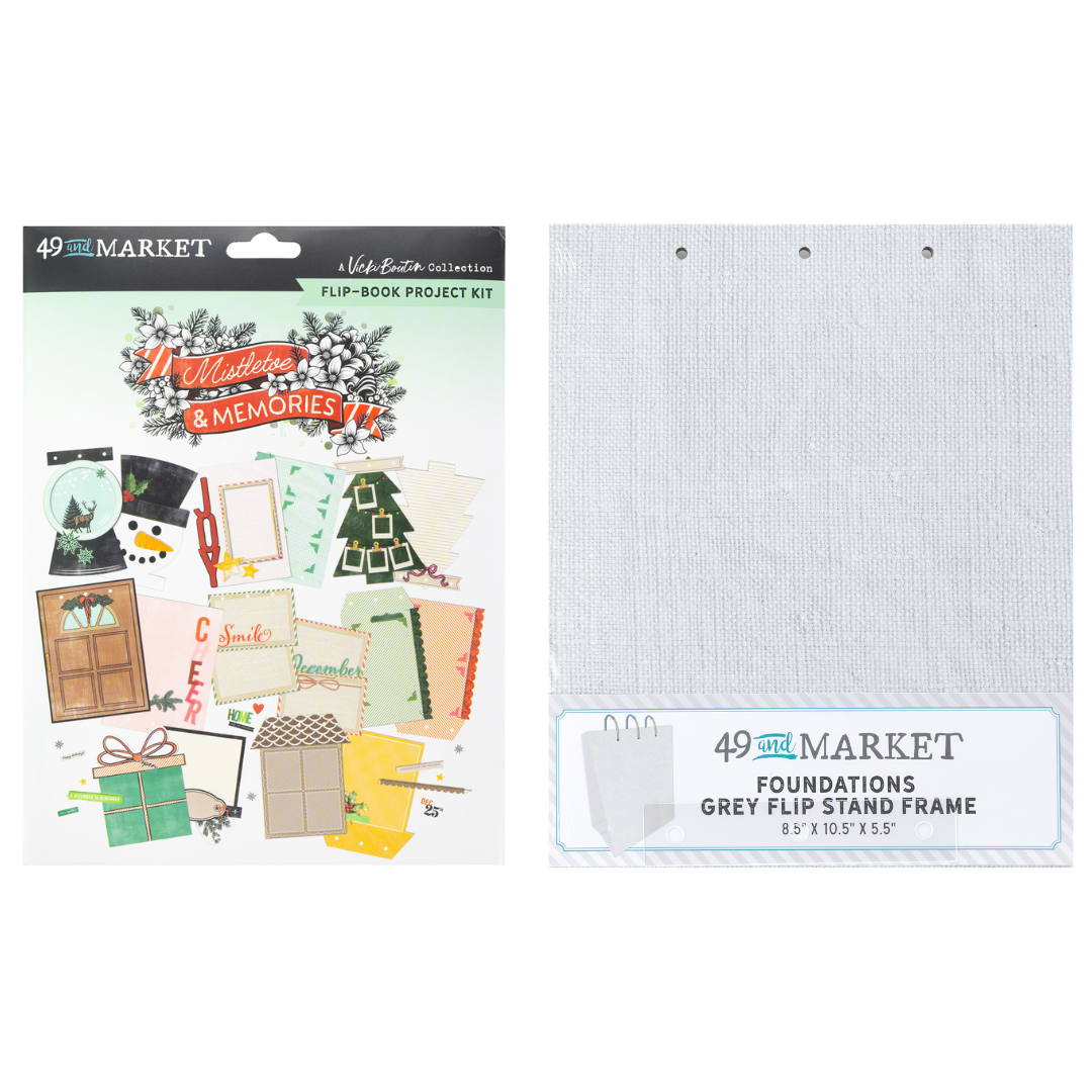 49 and Market Mistletoe & Memories Flip Book Kit