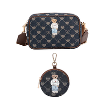 Signare London Camera Bag with Bubble Purse B-loved Design in Blue