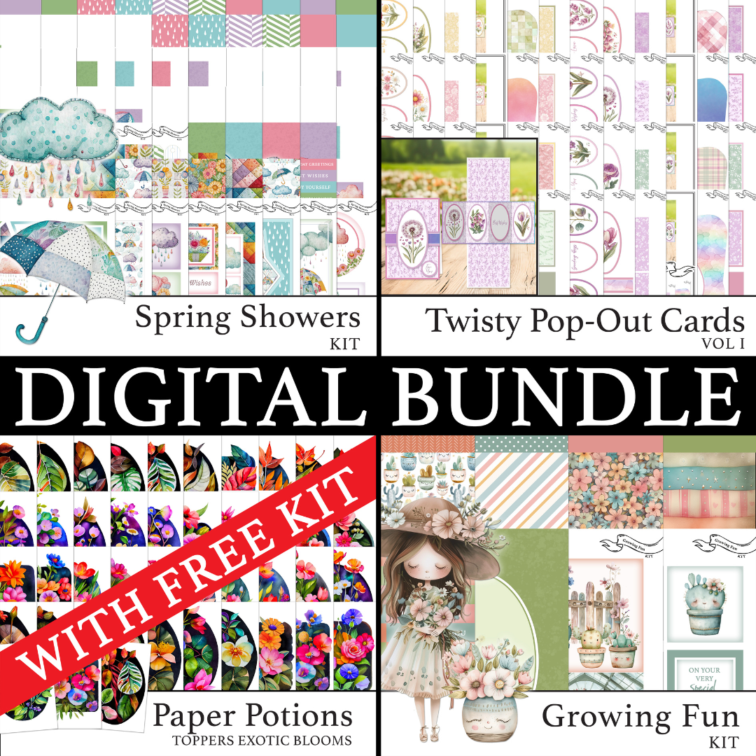 The Crafty Witches Spring Showers Digital Bundle