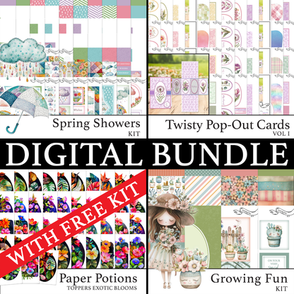 The Crafty Witches Spring Showers Digital Bundle