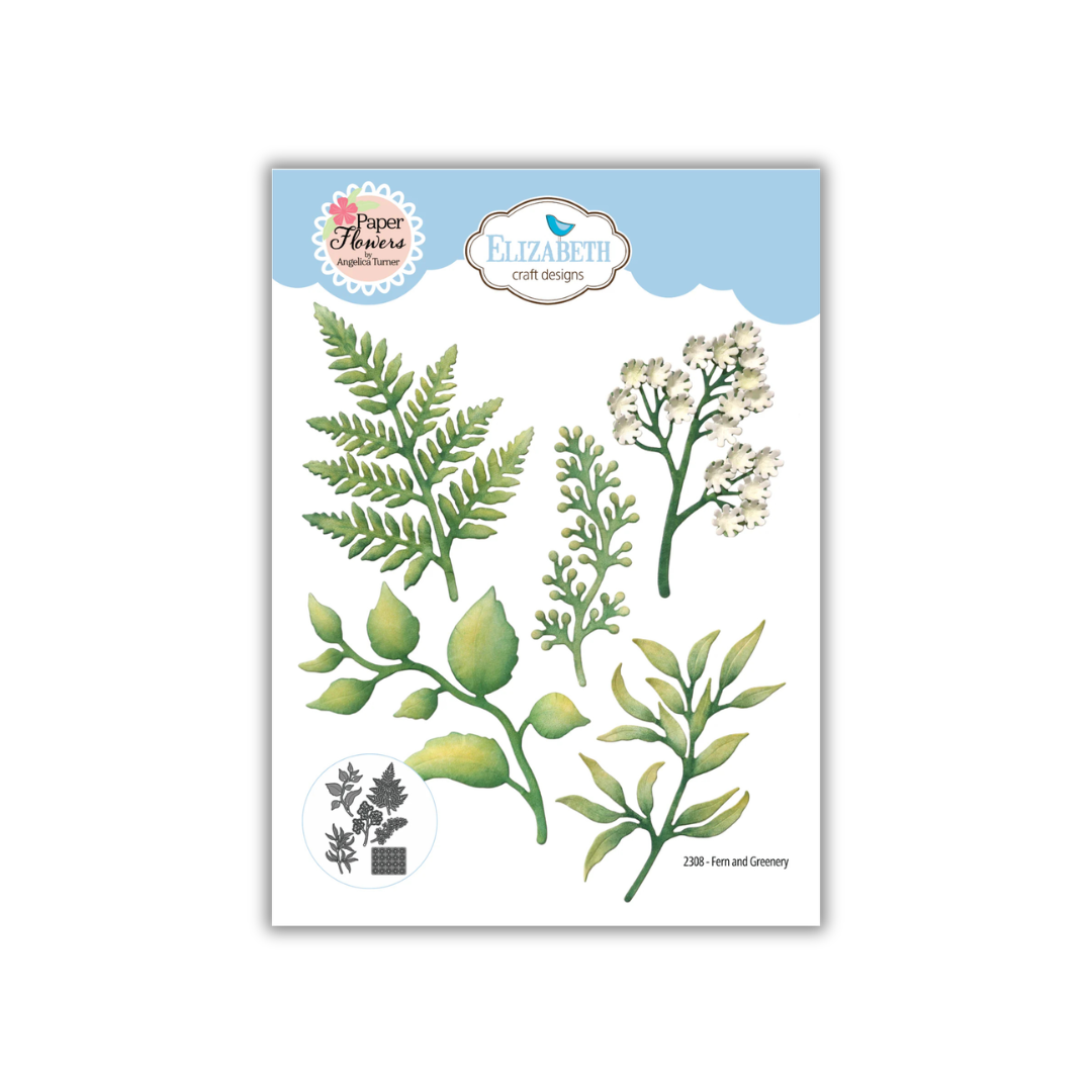 Elizabeth Craft Designs Fern & Greenery Die Set - 9 dies