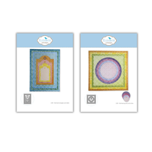 Elizabeth Craft Stitched Squares, Circles, Rectangle & Labels Die Sets - 20 dies