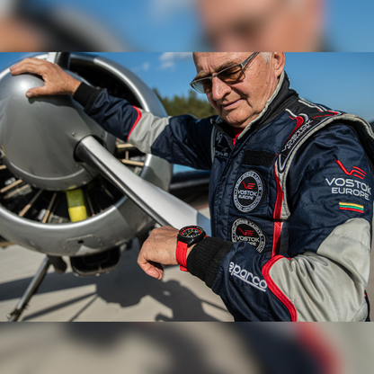 Vostok Europe Jurgis Kairys 'Unlimited Aerobatics' 6S21-326C794 Limited Edition Watch