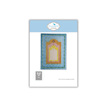 Elizabeth Craft Stitched Rectangles & Labels Die Set - 9 dies
