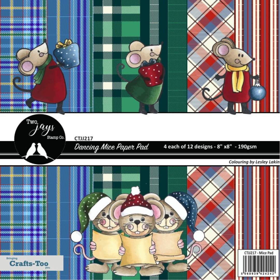 Two Jays Digital Download Mice Paper Pad - 12 designs