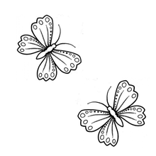 Stamp Addicts Teri's Vellum Butterflies 2 x Cling Mounted Rubber Stamps