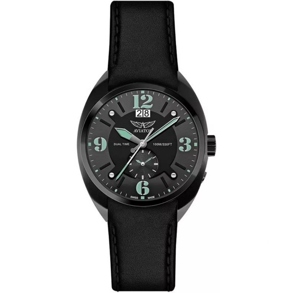 Aviator MiG-21 Fishbed Black M.1.14.5.084.4 Men's Watch
