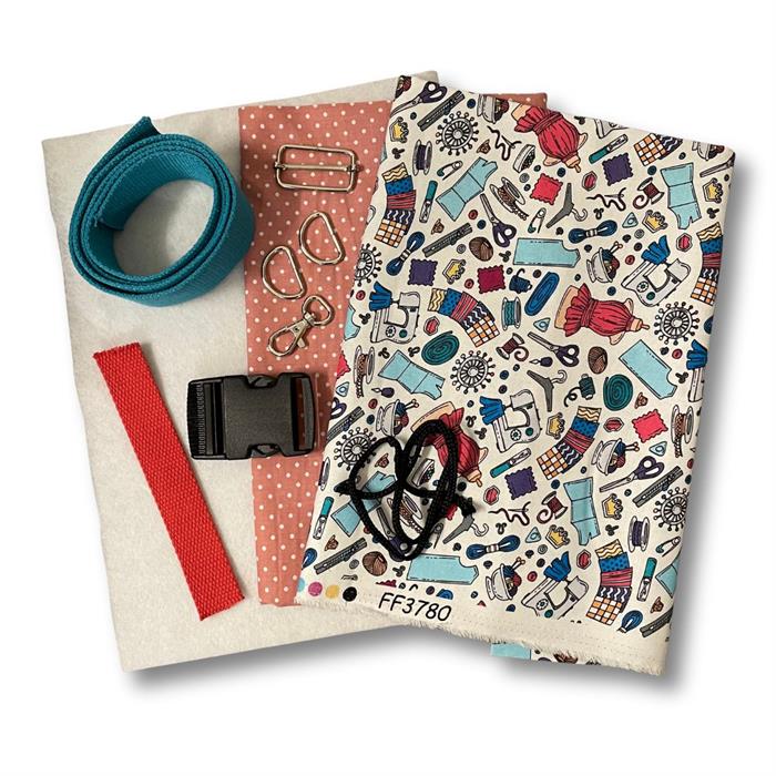 All Access Sewing Utility Belt Kit - Pattern, Fabric and Sundries