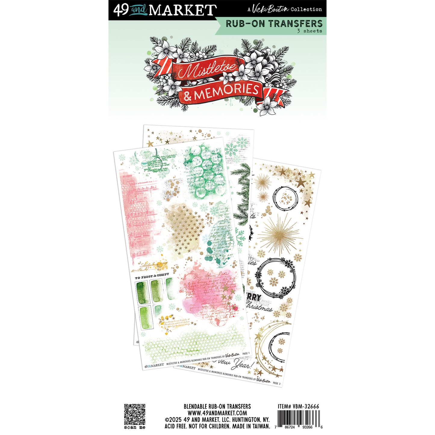 49 & Market Mistletoe and Memories Mini Papercrafting Kit