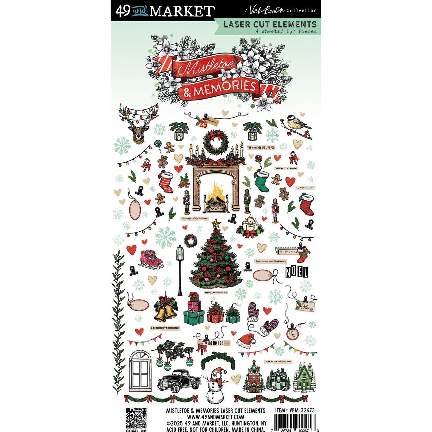 49 & Market Mistletoe and Memories Papercrafting Kit