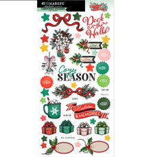49 & Market Mistletoe and Memories Cards Stickers