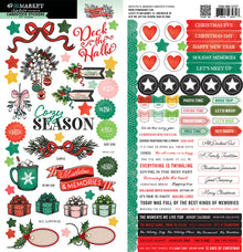 49 & Market Mistletoe and Memories Cards Stickers