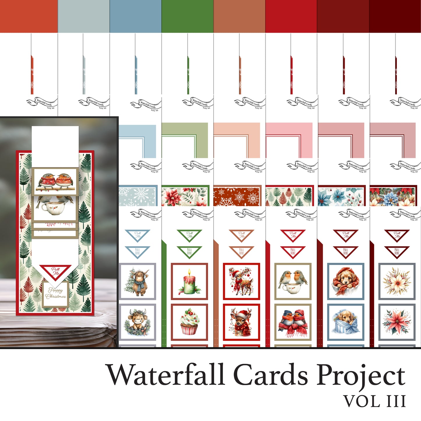 The Crafty Witches Waterfall Cards Vol III Digital Collection