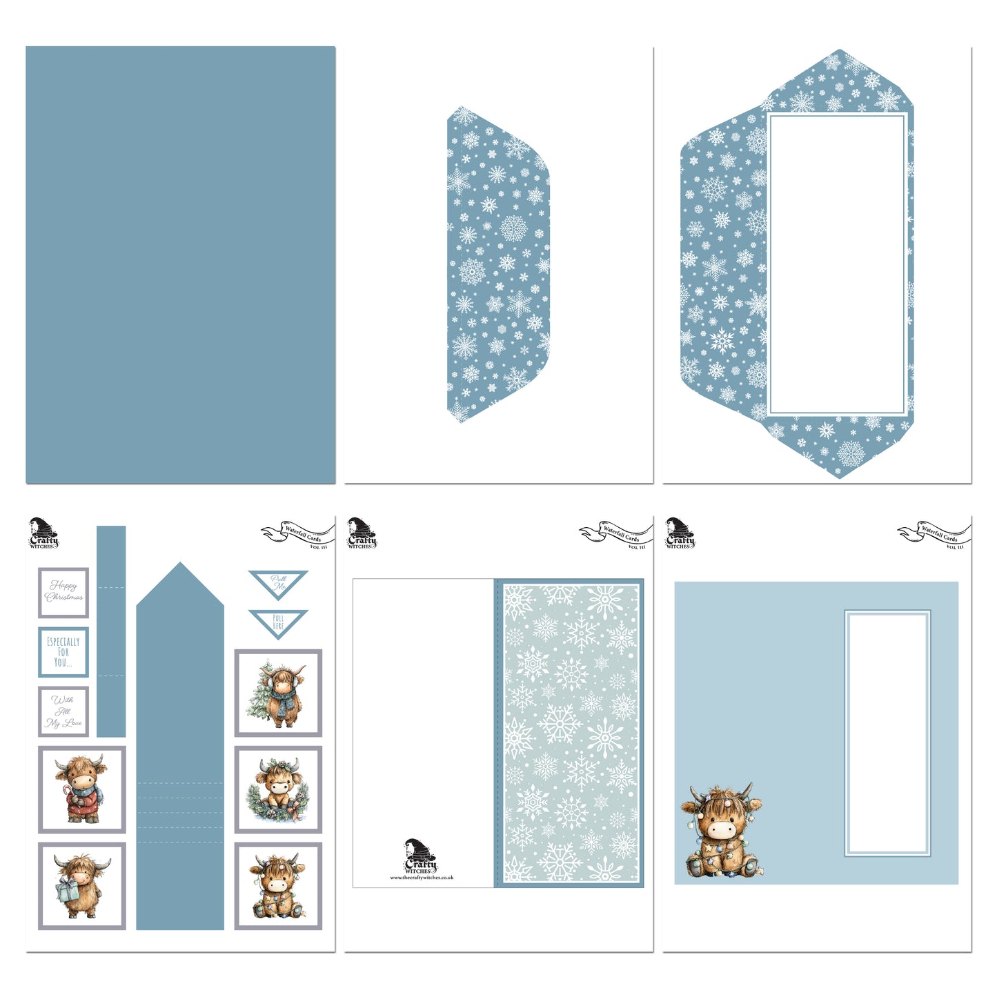 The Crafty Witches Waterfall Cards Vol III Digital Collection