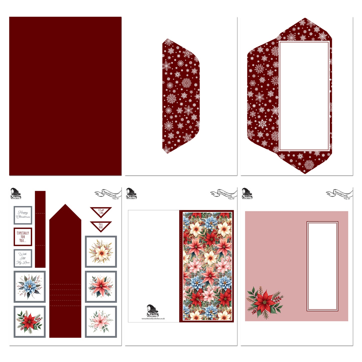 The Crafty Witches Waterfall Cards Vol III Digital Collection