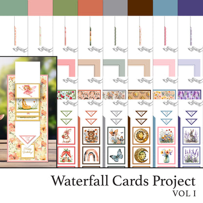 The Crafty Witches Waterfall Cards Vol I Digital Collection