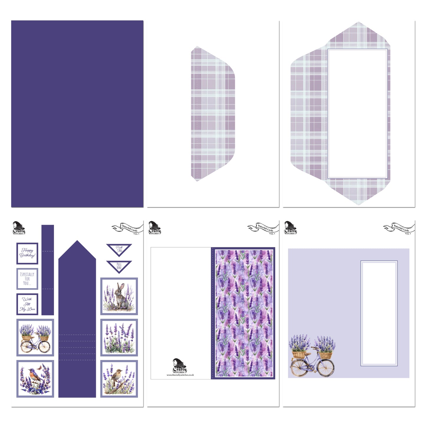 The Crafty Witches Waterfall Cards Vol I Digital Collection