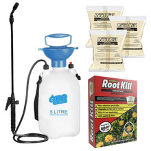 Weedblast Rootkill Glyphosate 72g/L 3 x 100ml Concentrate Sachets with 5L OneChem Pump Sprayer