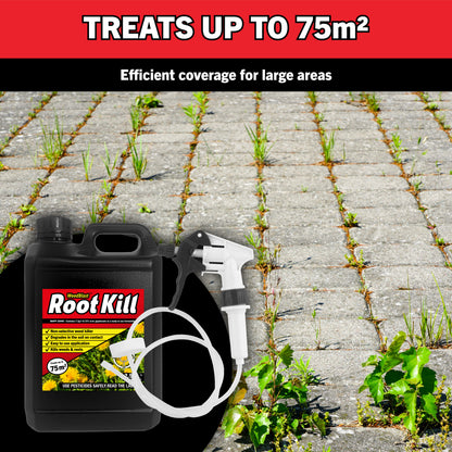 Weedblast 2 x 2.5L Root Kill Glyphosate RTU & 1 x Long Hose Trigger