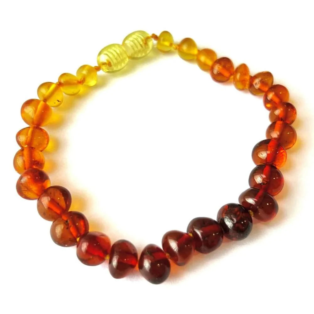 Genuine Baltic Amber Beautiful Baroque Ombre Bracelet