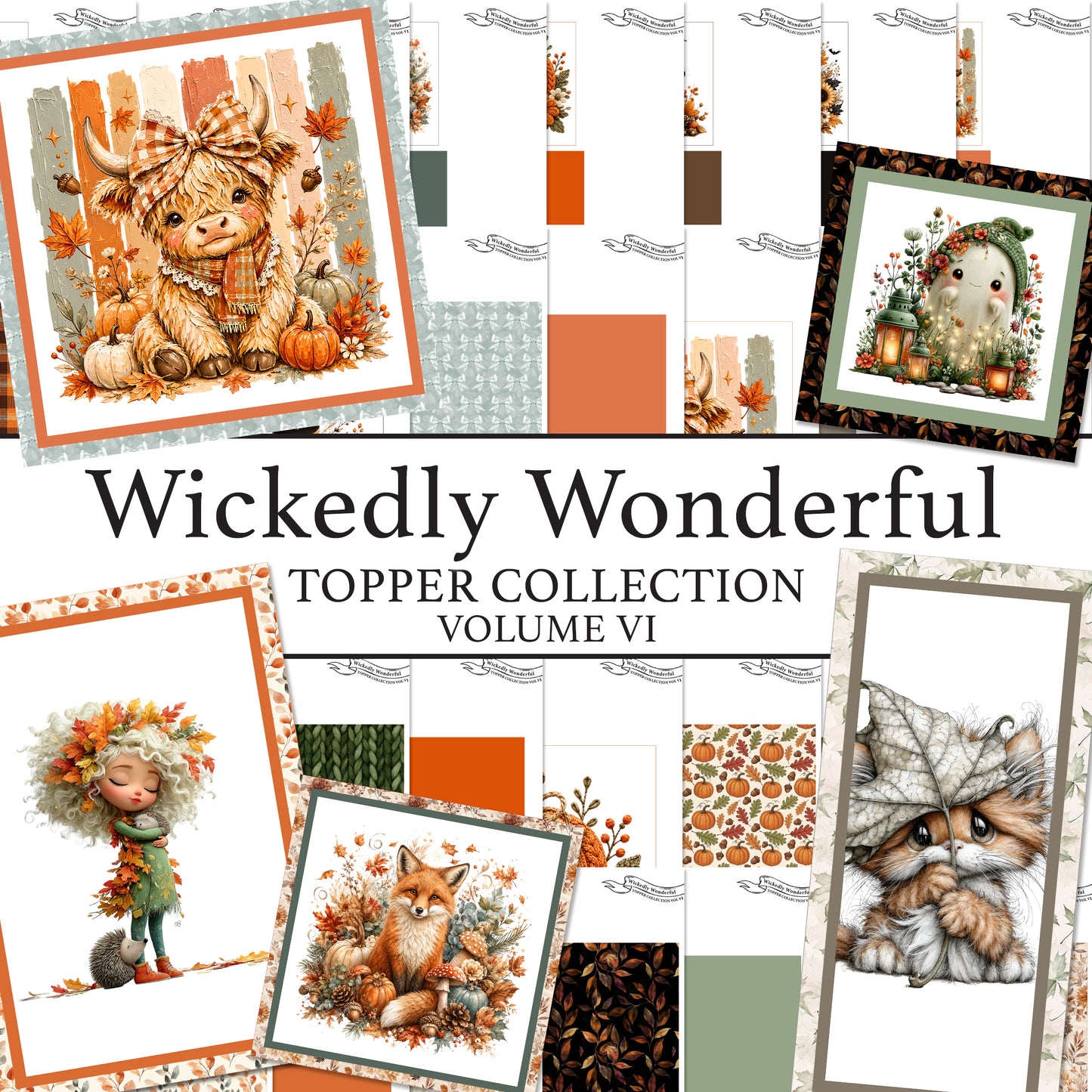 The Crafty Witches Wickedly Wonderful Toppers & Sentiments Vol VI Digital Collection