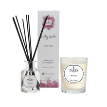 Parks London Wild Rose 180g Candle & 100ml Diffuser