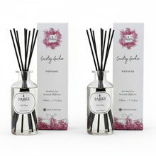 Parks London Wild Rose 220ml Reed Diffuser Duo