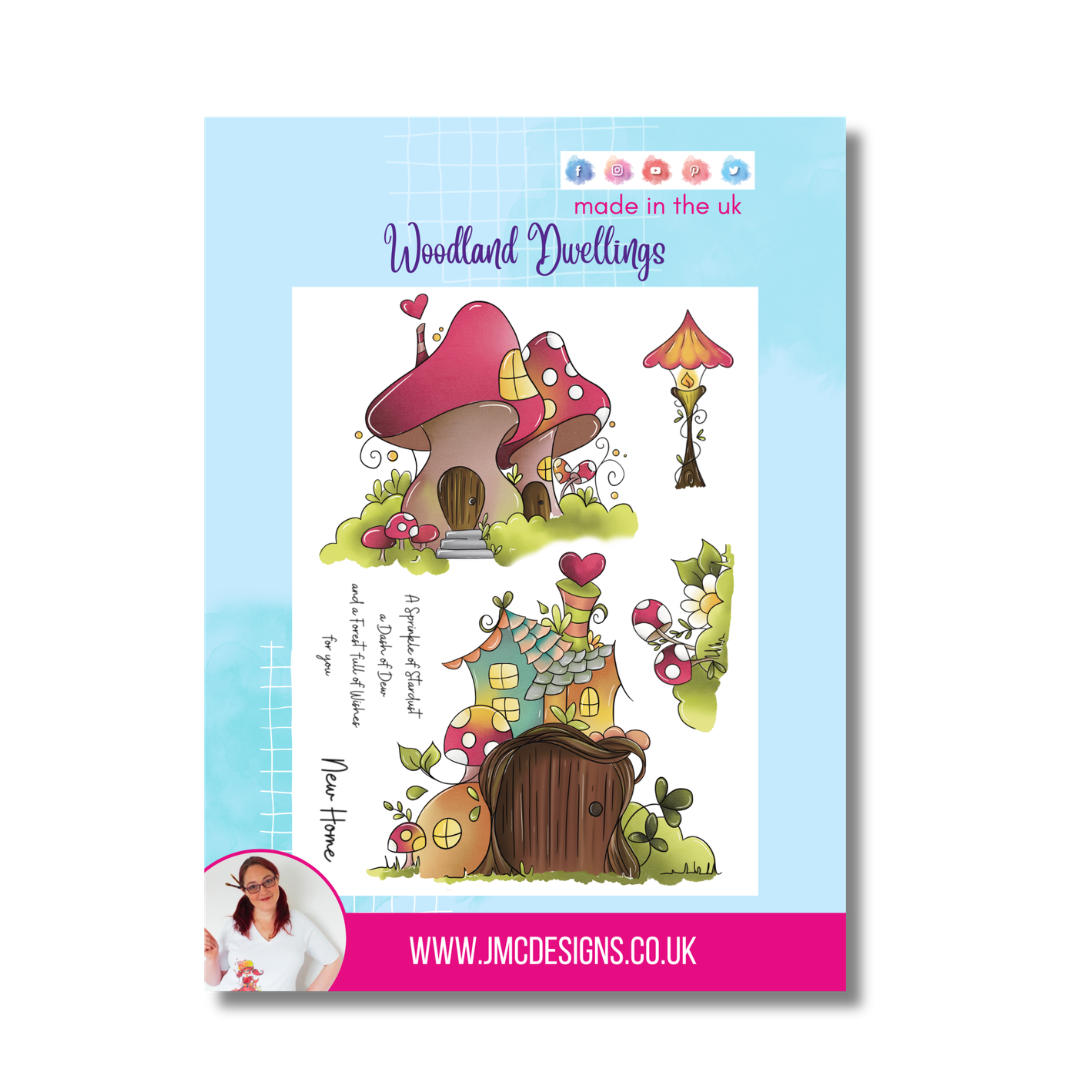 JMC Designs Woodland Dwelling A5 Stamp Set