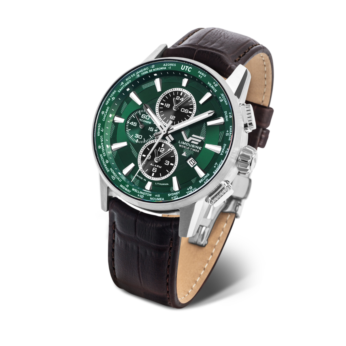 Vostok Europe Limousine Generation 2 YM26-561A790L World Timer Watch