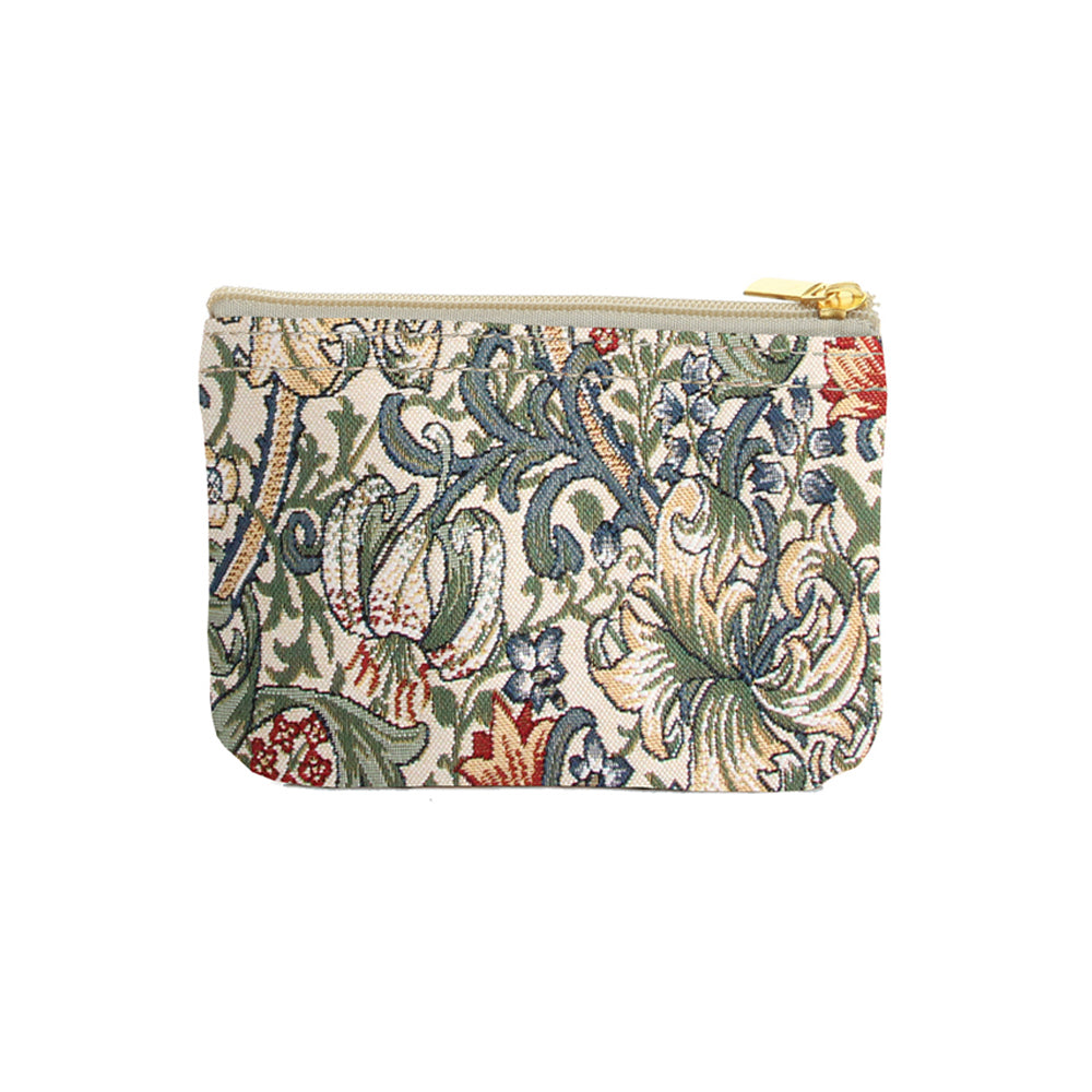 Signare Tapestry William Morris Golden Lily Foldaway Bag with Zip Purse