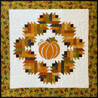 Quilter's Trading Post Log Cabin Wreath Quilt Pattern