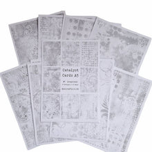 Bee Crafty Catalyst 16 A5 Greyscale Cards - #1
