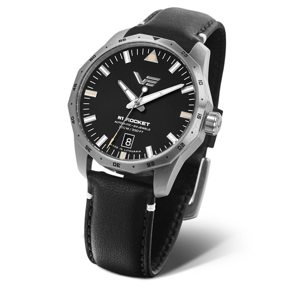Vostok Europe N1 Rocket 'Black' NH35-125A747 ”Compact” Automatic Watch
