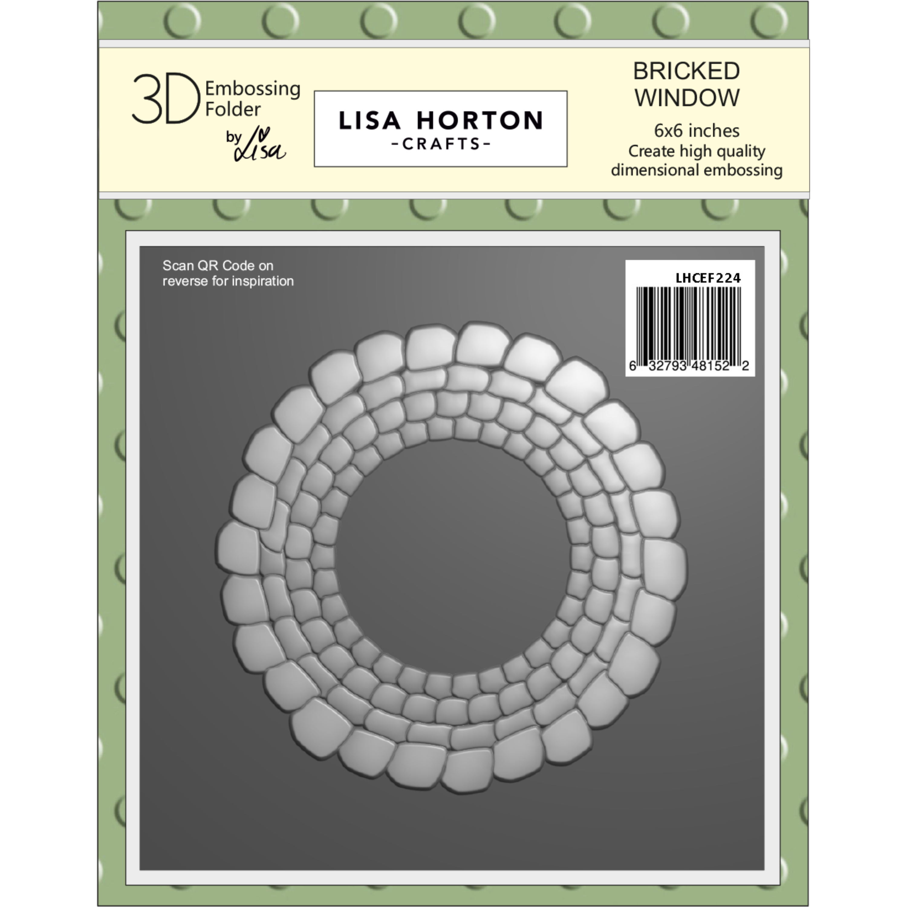 Lisa Horton Crafts Bricked Window 6