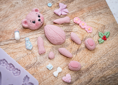 Karen Davies Sugarcraft Build-A-Teddy Silicone Mould