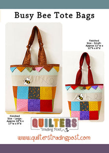 Quilter's Trading Post Busy Bee Tote Bag Patterns